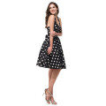 Grace Karin Retro Style Baumwolle 50s Tupfen Kleid 1950er Jahrgang Kleider CL4599-1 #